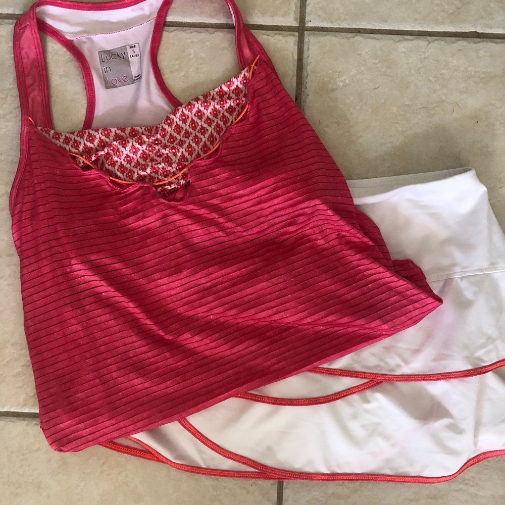 Lucky in Love Tennis Outfit